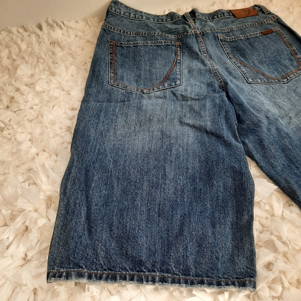 Sean John Denim Shorts Men's 36 GUC 90s Y2k 100% Cotton - Picture 2 of 11